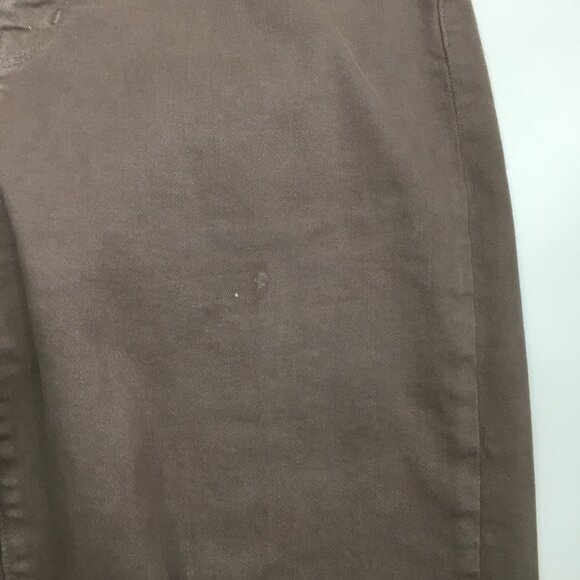 L'AGENCE Faux Pockets Deep Taupe Wanda High Rise Crop Wide Leg Raw Hem Jeans - Picture 14 of 14